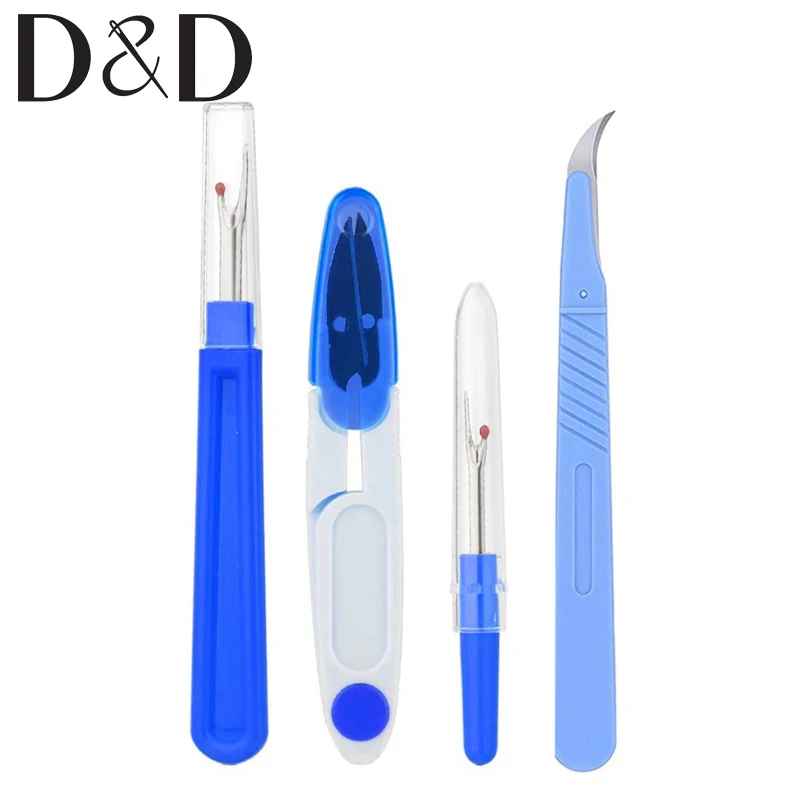 4PCS Seam Ripper Kits Stitch Unpicker Plastic Handle Thread Cutter Scissors for Embroidery Needlework Sewing Supplies
4PCS Seam Ripper Kits Stitch Unpicker Plastic Handle Thread Cutter Scissors for Embroidery Needlework Sewing Supplies
