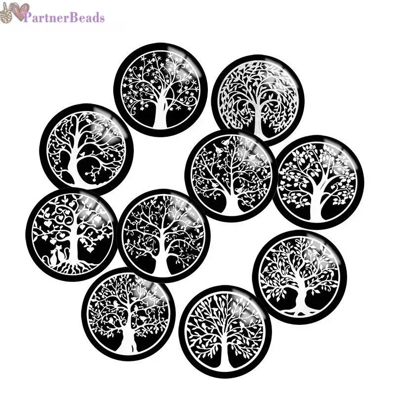 Black and white treeRound Photo Glass Cabochon Demo Flat Back Making Findings 20mm Snap Button N1351 
Black and white treeRound Photo Glass Cabochon Demo Flat Back Making Findings 20mm Snap Button N1351