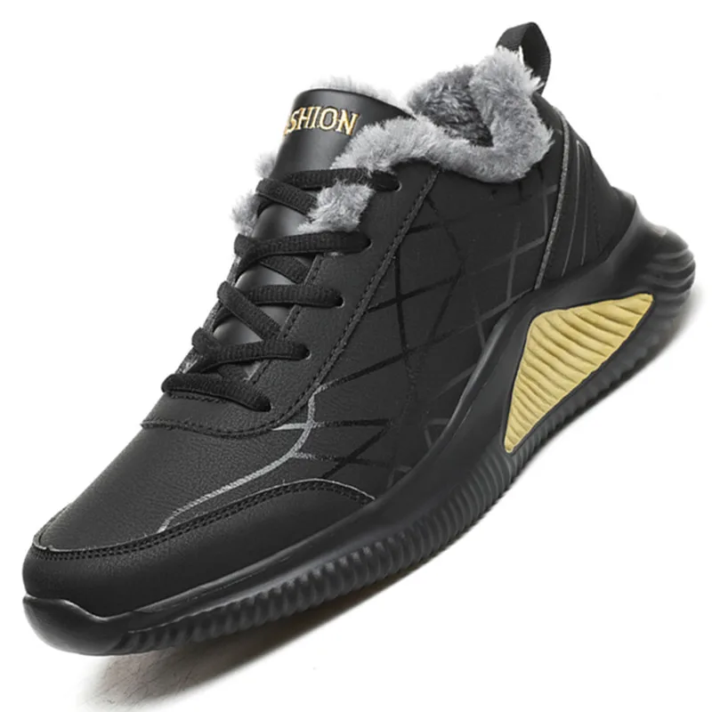 Winter Sneakers Men Women's Running Shoes basket homme Sports Warm Fur Sneakers Non-slip Trainers Student Trend Black 38-46
Winter Sneakers Men Women's Running Shoes basket homme Sports Warm Fur Sneakers Non-slip Trainers Student Trend Black 38-46