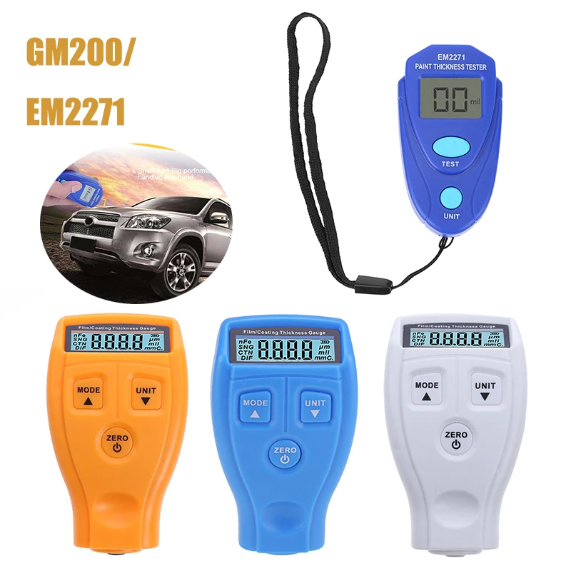 Толщиномер GM200/EM2271, измеритель толщины покрытия, железная основа, ручной металлический лак
Толщиномер GM200/EM2271, измеритель толщины покрытия, железная основа, ручной металлический лак