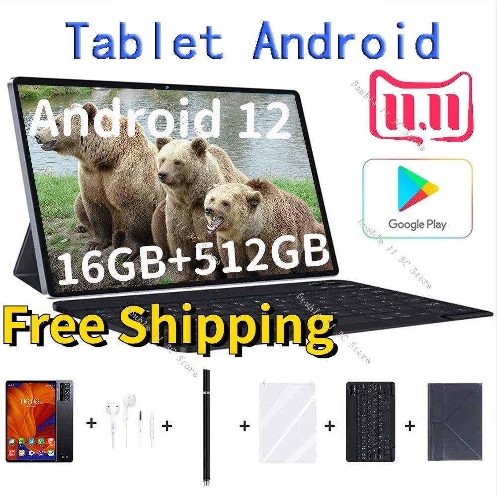 2024 New Tablet Android Pad Pro 14 Global Tablette Windows For Laptop 16GB+512GB 5G Dual SIM Card or WIFI Google Play Tablets PC
2024 New Tablet Android Pad Pro 14 Global Tablette Windows For Laptop 16GB+512GB 5G Dual SIM Card or WIFI Google Play Tablets PC