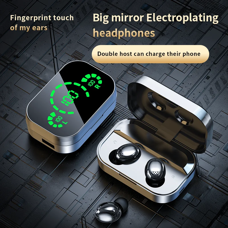 YD04 TWS Earphone Bluetooth 5.3 Wireless Headphones Hifi Stereo Sports Waterproof Earbuds Headset Hearing Aids With Mic
YD04 TWS Earphone Bluetooth 5.3 Wireless Headphones Hifi Stereo Sports Waterproof Earbuds Headset Hearing Aids With Mic