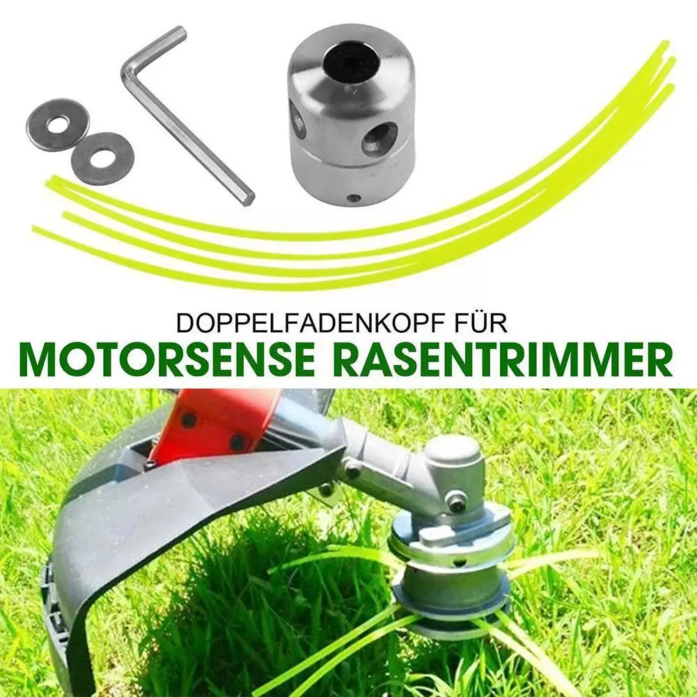 Aluminum Grass Trimmer Head With 4 Lines Brush Cutter Head Lawn Mower Accessories Cutting Line Head for Strimmer Universal B5L6
Aluminum Grass Trimmer Head With 4 Lines Brush Cutter Head Lawn Mower Accessories Cutting Line Head for Strimmer Universal B5L6