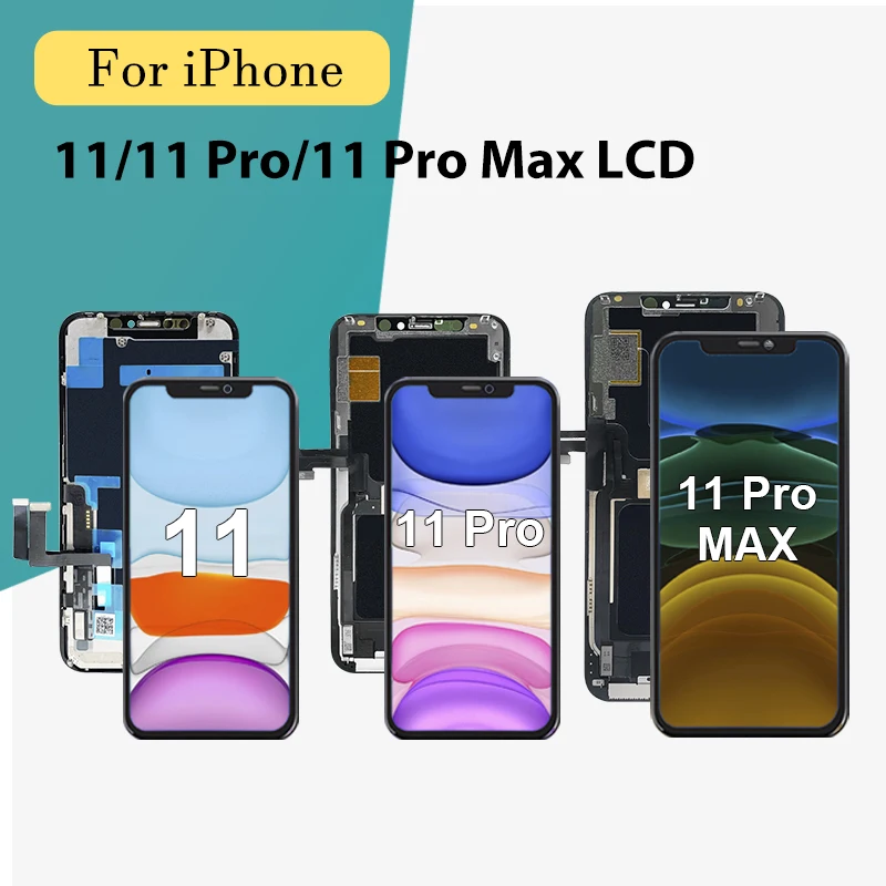 1Pcs OLED For Iphone 11 11 Pro Lcd With Touch Panel Glass Screen Digitizer For Iphone 11 Pro Max Display Assembly Free Shipping
1Pcs OLED For Iphone 11 11 Pro Lcd With Touch Panel Glass Screen Digitizer For Iphone 11 Pro Max Display Assembly Free Shipping