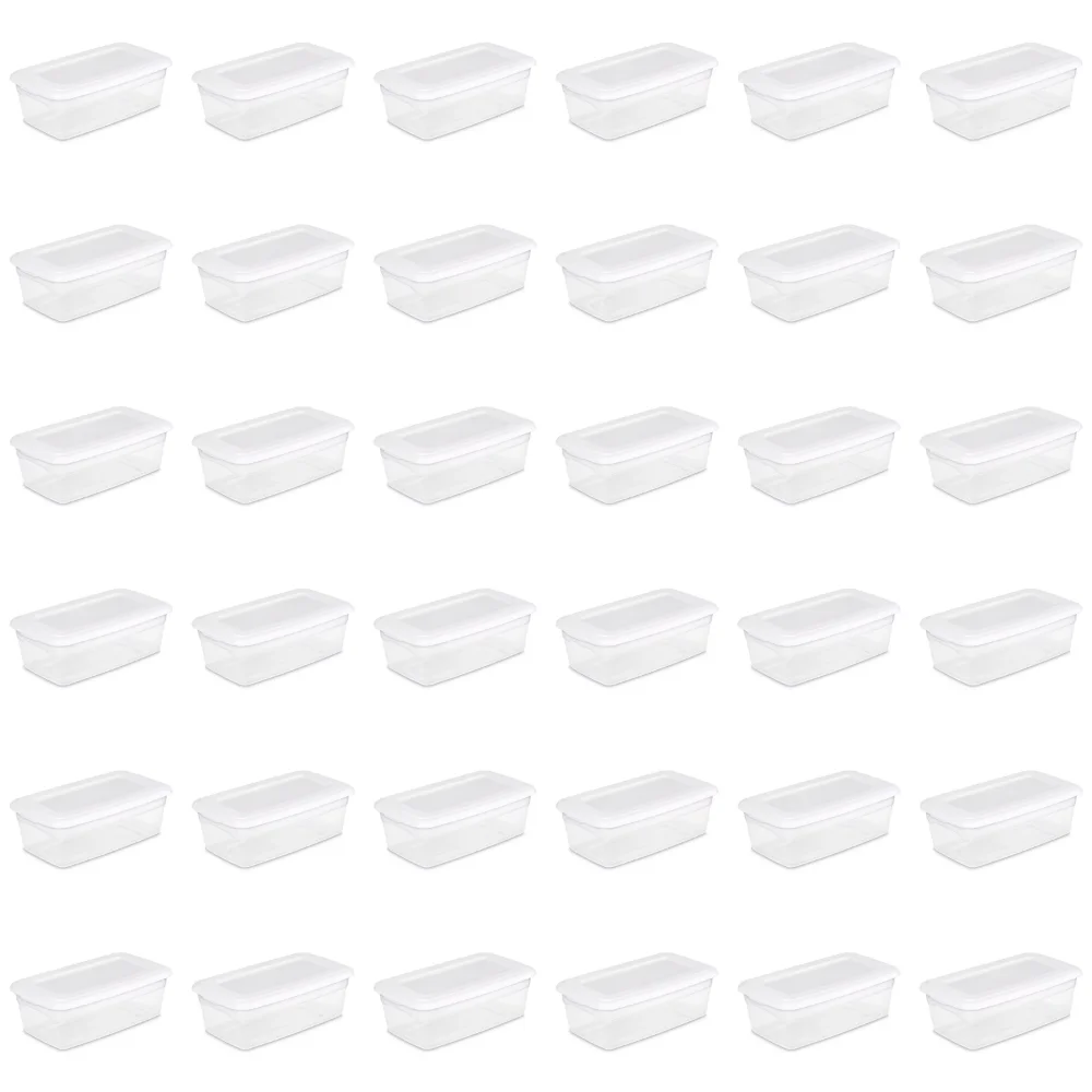 6 Qt. Storage Box Plastic, White, Set of 36 Home Organizer Desk Organizers Jewelry Organizer Box Plastic Box
6 Qt. Storage Box Plastic, White, Set of 36 Home Organizer Desk Organizers Jewelry Organizer Box Plastic Box