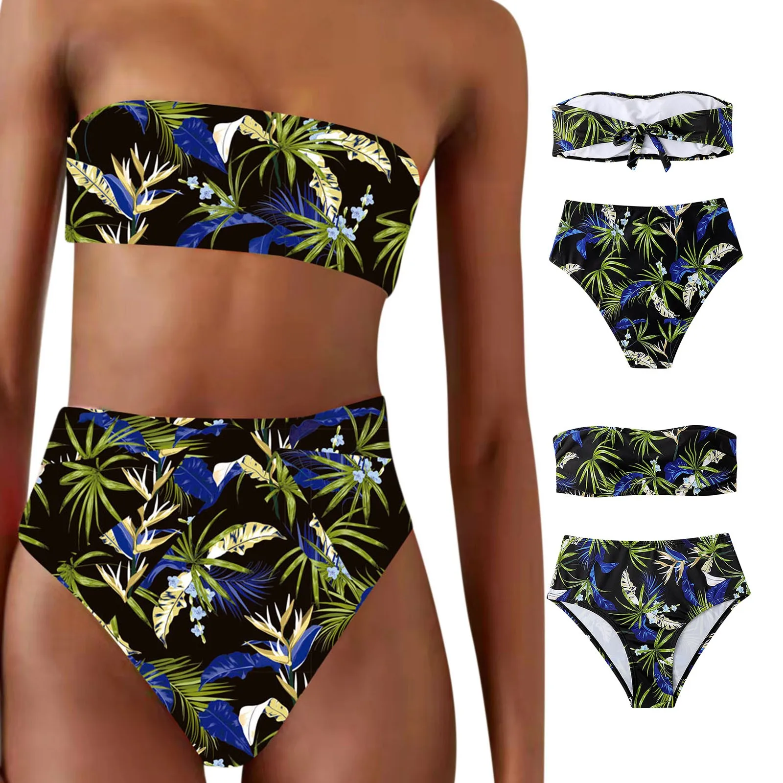 Бикини с высокой талией, сексуальный топ-труба, купальник, женский купальник, комплект бикини с высокими штанинами, купальный костюм, женски...
Бикини с высокой талией, сексуальный топ-труба, купальник, женский купальник, комплект бикини с высокими штанинами, купальный костюм, женски...