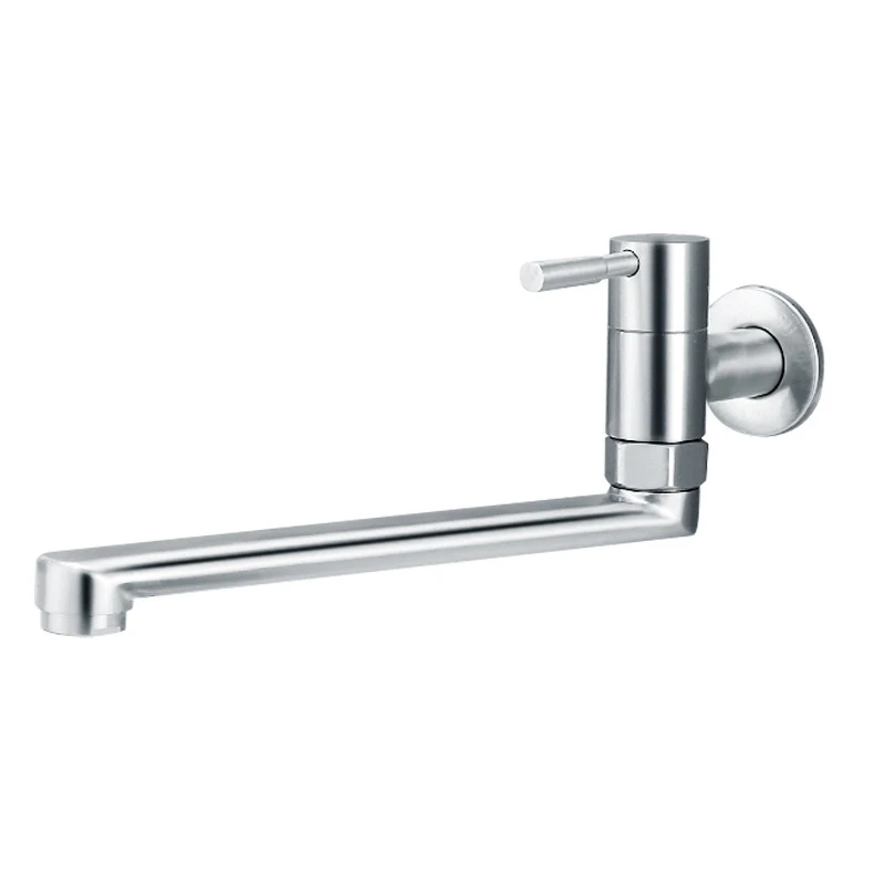 New-Kitchen Faucet 180 Degree Rotation Sink Mop Pool Tap Stainless Steel Lengthened Wall Mounted Single Cold Water Faucets
New-Kitchen Faucet 180 Degree Rotation Sink Mop Pool Tap Stainless Steel Lengthened Wall Mounted Single Cold Water Faucets