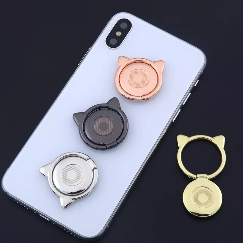 Metal Finger Ring Mobile Phone Smartphone Stand Holder Cute Cat Phone Socket Holder for Bracket Stand Accessories
Metal Finger Ring Mobile Phone Smartphone Stand Holder Cute Cat Phone Socket Holder for Bracket Stand Accessories