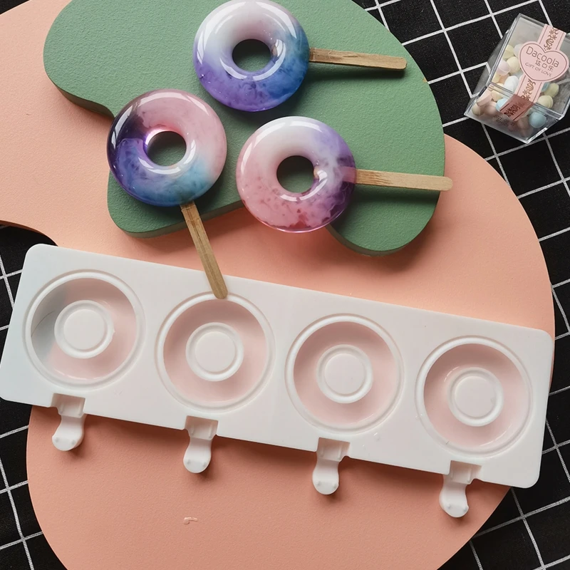 4 Hole Silicone Ice Cream Mold Ice for pop Cube Popsicles Barrel Mold Dessert DIY Mould Maker Tool Popsicles Stick Mold
4 Hole Silicone Ice Cream Mold Ice for pop Cube Popsicles Barrel Mold Dessert DIY Mould Maker Tool Popsicles Stick Mold