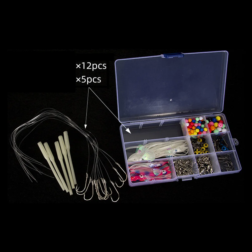 Fishing Hooks Fishing Bait 226pcs/set Fishing Tool Luminous Octopus Sea Fishing Accessories Soft Bait Swivel Tackle Kit
Fishing Hooks Fishing Bait 226pcs/set Fishing Tool Luminous Octopus Sea Fishing Accessories Soft Bait Swivel Tackle Kit