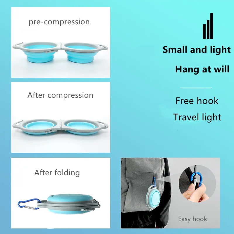Pet bowl folding TPR double-layer bowl portable mobile outdoor carabiner cat and dog drinking water feeder anti-fall 강아지
Pet bowl folding TPR double-layer bowl portable mobile outdoor carabiner cat and dog drinking water feeder anti-fall 강아지