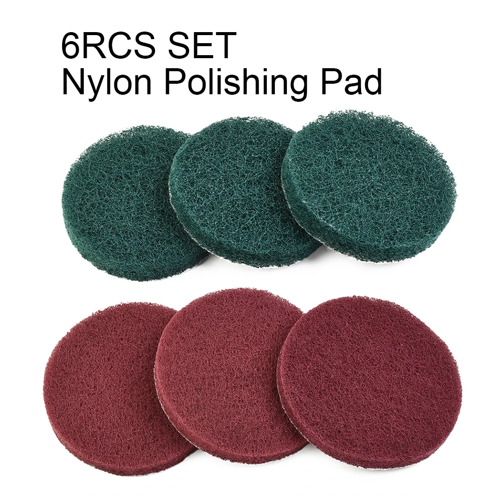6pcs 4Inch Cleaning Cloth Scrub Pad Industrial Scouring Pads Nylon Polishing Pad For Cleaning Sinks Tile Grout Tools
6pcs 4Inch Cleaning Cloth Scrub Pad Industrial Scouring Pads Nylon Polishing Pad For Cleaning Sinks Tile Grout Tools