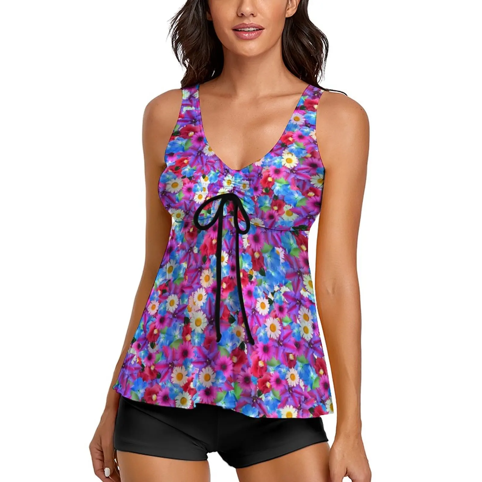 Flower Power Design Swimsuit Floral Two Piece Tankini Swimwear Stylish Bathing Suits Plus Size Rave Beach Outfits
Flower Power Design Swimsuit Floral Two Piece Tankini Swimwear Stylish Bathing Suits Plus Size Rave Beach Outfits