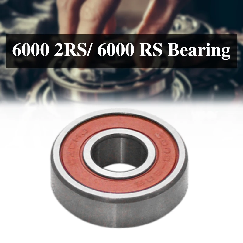 2Pcs 6000 2RS/6000 RS Ball Bearing 10x26x8mm Red Sealed Rubber Shields Deep Groove Ball Bearing Stainless Steel Sealed Bearing
2Pcs 6000 2RS/6000 RS Ball Bearing 10x26x8mm Red Sealed Rubber Shields Deep Groove Ball Bearing Stainless Steel Sealed Bearing