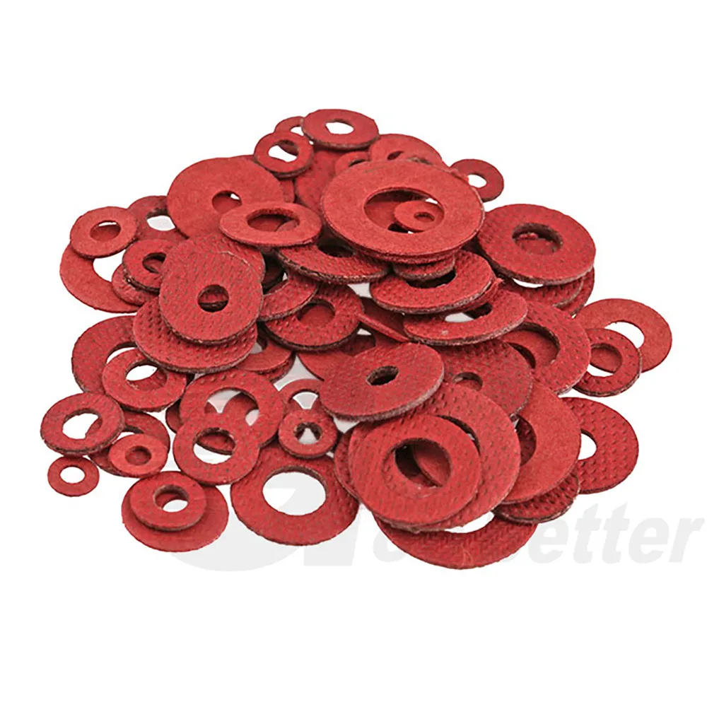 Red Seal Gasket M2 M2.5 M3 M3.5 M4 M5 M6 M8 Red Steel Paper Insulating Flat Washer O-Ring Plain Gasket Meson Spacer
Red Seal Gasket M2 M2.5 M3 M3.5 M4 M5 M6 M8 Red Steel Paper Insulating Flat Washer O-Ring Plain Gasket Meson Spacer