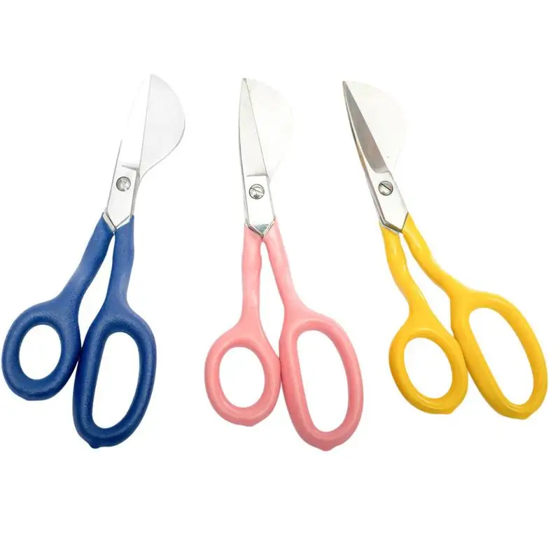 Duck Bill Applique Scissors Stainless Steel Curved Embroidery Scissors Duckbill Blades Scissors Bent Handle Precision Applique
Duck Bill Applique Scissors Stainless Steel Curved Embroidery Scissors Duckbill Blades Scissors Bent Handle Precision Applique