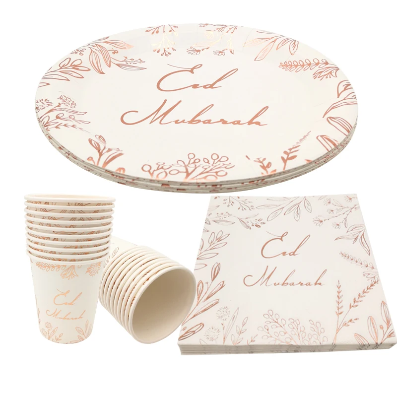 Eid Mubarak одноразовые столовые приборы украшения на Рамадан бумажная тарелка салфетки под чашки Eid вечерние принадлежности исламское мусульм...
Eid Mubarak одноразовые столовые приборы украшения на Рамадан бумажная тарелка салфетки под чашки Eid вечерние принадлежности исламское мусульм...
