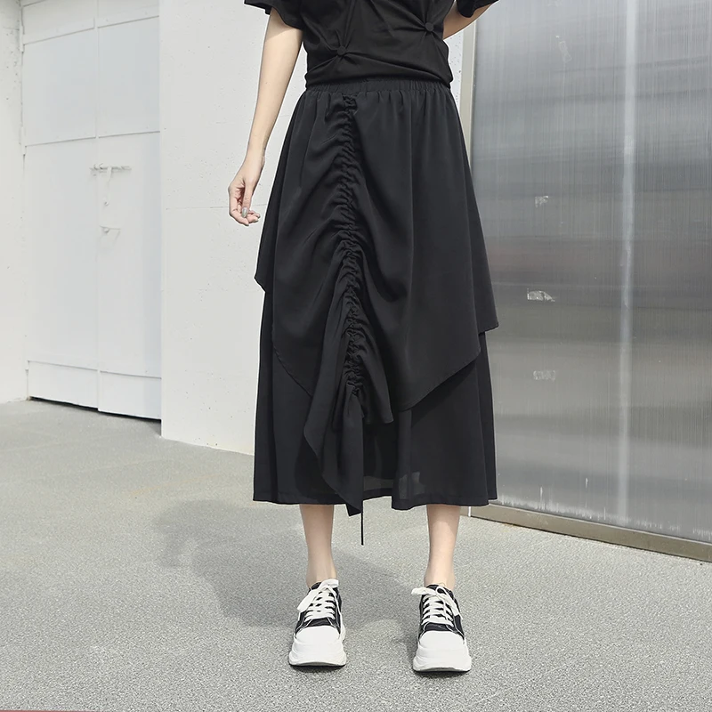 220249 Solid Color Design Skirt Women Korea 2022 Summer New Personality Fashion Patchwork Drawstring A-line Skirt
220249 Solid Color Design Skirt Women Korea 2022 Summer New Personality Fashion Patchwork Drawstring A-line Skirt