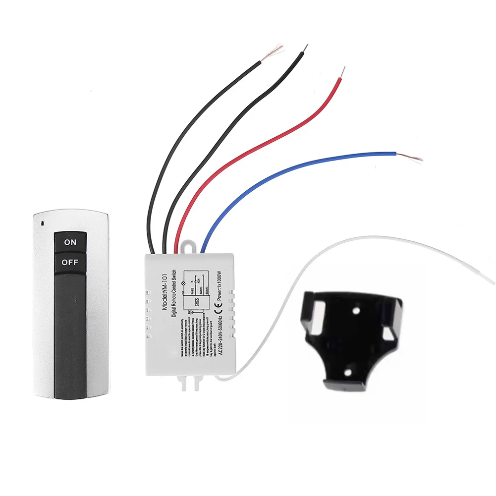4 Way Light Lamp Digital Wireless Remote Control Switch ON/OFF 220V Lamp Remote Control Switch Receiver Transmitter
4 Way Light Lamp Digital Wireless Remote Control Switch ON/OFF 220V Lamp Remote Control Switch Receiver Transmitter