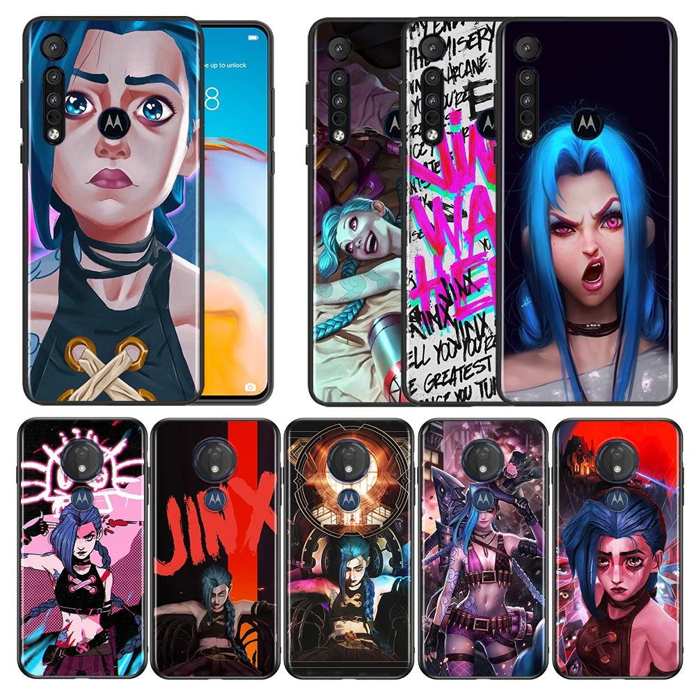 Arcane Jinx League of Legends For Motorola G9 G8 E7 E6 Power Plus Play Fusion Plus Power Lite Soft Black Phone Coque Fundas
Arcane Jinx League of Legends For Motorola G9 G8 E7 E6 Power Plus Play Fusion Plus Power Lite Soft Black Phone Coque Fundas