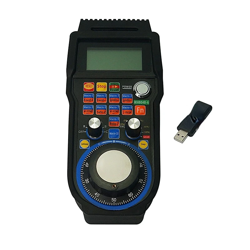 Axis Wireless Mach3 MPG Pendant Handwheel Controller for CNC Machine lathe
Axis Wireless Mach3 MPG Pendant Handwheel Controller for CNC Machine lathe