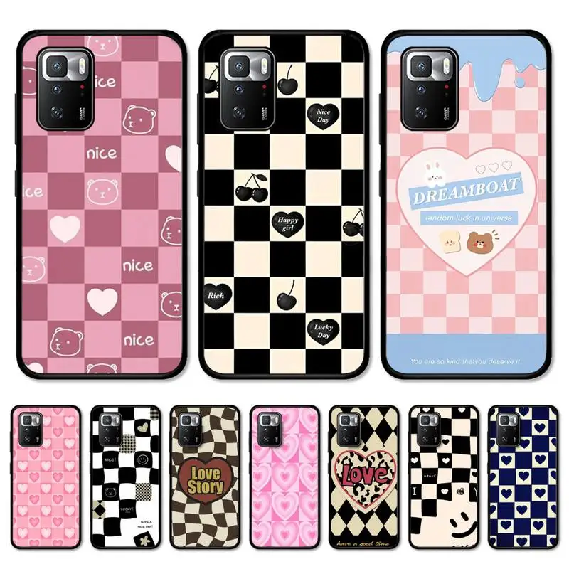 Love Heart Checkered Phone Case for Redmi Note 8 7 9 4 6 pro max T X 5A 3 10 lite pro
Love Heart Checkered Phone Case for Redmi Note 8 7 9 4 6 pro max T X 5A 3 10 lite pro