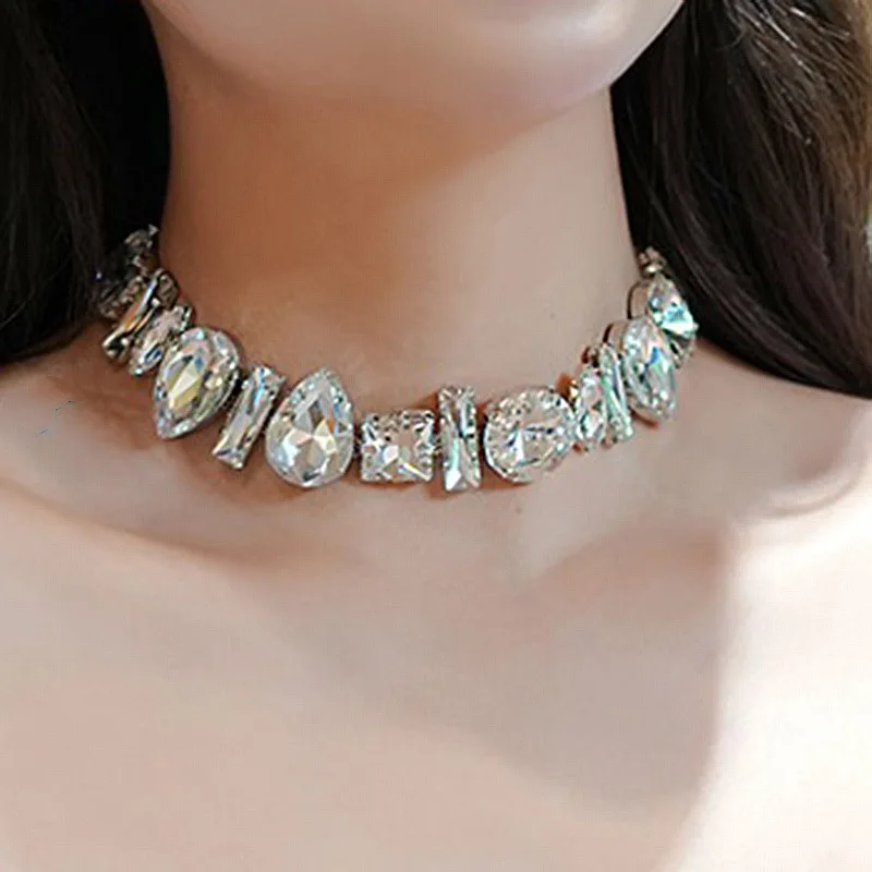2023 New Geometric Crystal Choker Necklaces For Women Water Drop Clavicle Chain Necklaces Statements Jewelry Gifts
2023 New Geometric Crystal Choker Necklaces For Women Water Drop Clavicle Chain Necklaces Statements Jewelry Gifts