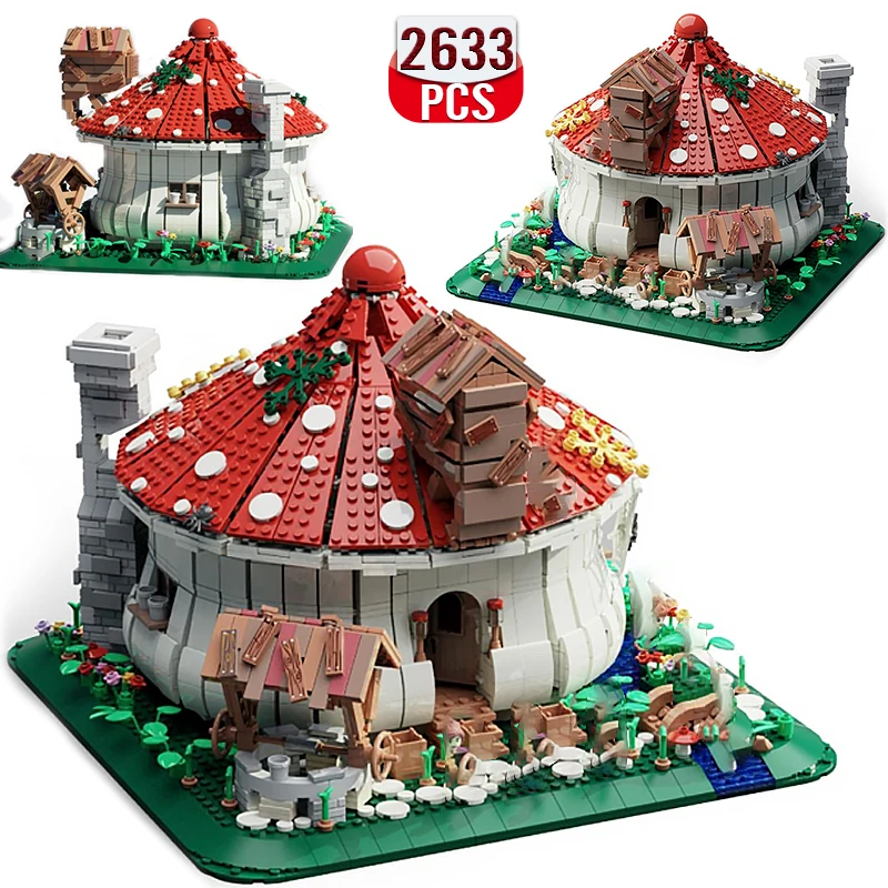 High-Tech Creative Architecture Building Blocks Lighting Mushroom House Bricks Toys Birthday Gift For Adult
High-Tech Creative Architecture Building Blocks Lighting Mushroom House Bricks Toys Birthday Gift For Adult