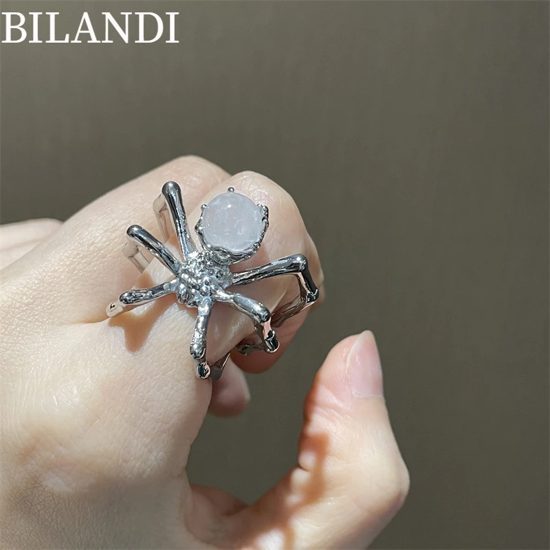Bilandi Modern Jewelry Geometric Spder Rings 2022 New Trend Cool Design Metal Silvery Color Women Rings For Party Gifts 
Bilandi Modern Jewelry Geometric Spder Rings 2022 New Trend Cool Design Metal Silvery Color Women Rings For Party Gifts