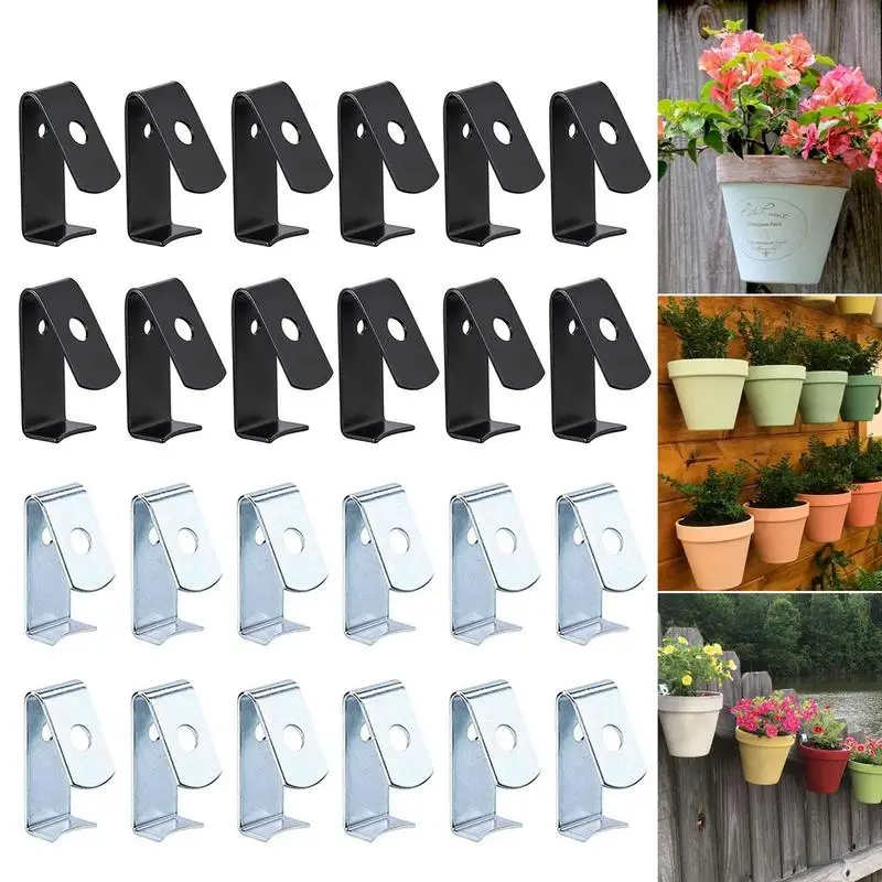Clay Pot Hangers 12pcs Flower Pot Ring Metal Plant Hangers Flower Pot Clips Outdoor Wall Hook Metal Plant Stand Holds 5 To 8
Clay Pot Hangers 12pcs Flower Pot Ring Metal Plant Hangers Flower Pot Clips Outdoor Wall Hook Metal Plant Stand Holds 5 To 8