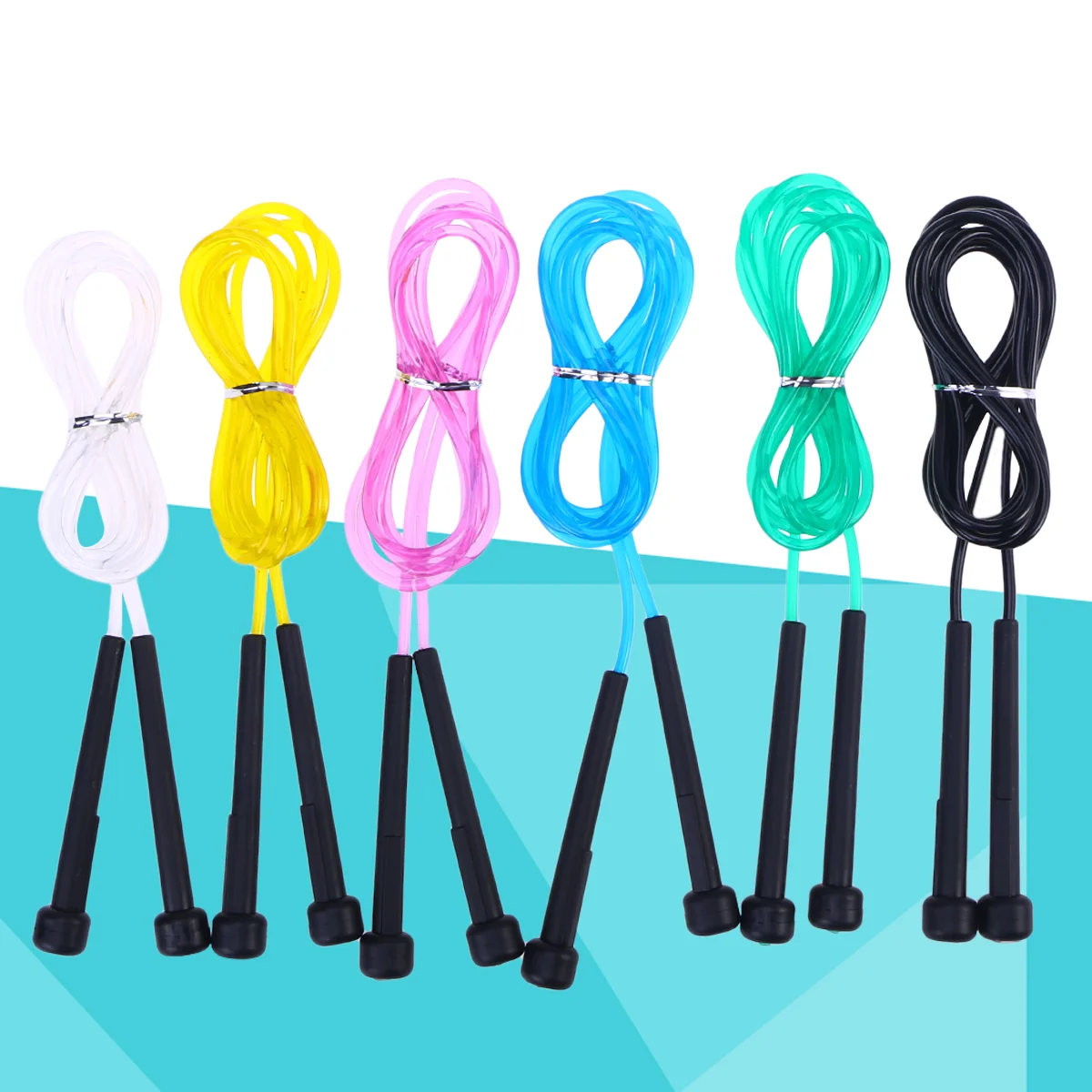 6 PCS/ Pack 2.7 Meters Jump Rope Anti-Slip Handles Jumping Exercise Sports Jump Rope for Adults
6 PCS/ Pack 2.7 Meters Jump Rope Anti-Slip Handles Jumping Exercise Sports Jump Rope for Adults