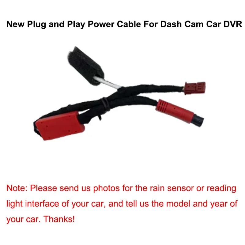 Кабель питания для автомобильного видеорегистратора, подключение к датчику дождя для BMW, Audi, VW, Benz, Land Rover
Кабель питания для автомобильного видеорегистратора, подключение к датчику дождя для BMW, Audi, VW, Benz, Land Rover