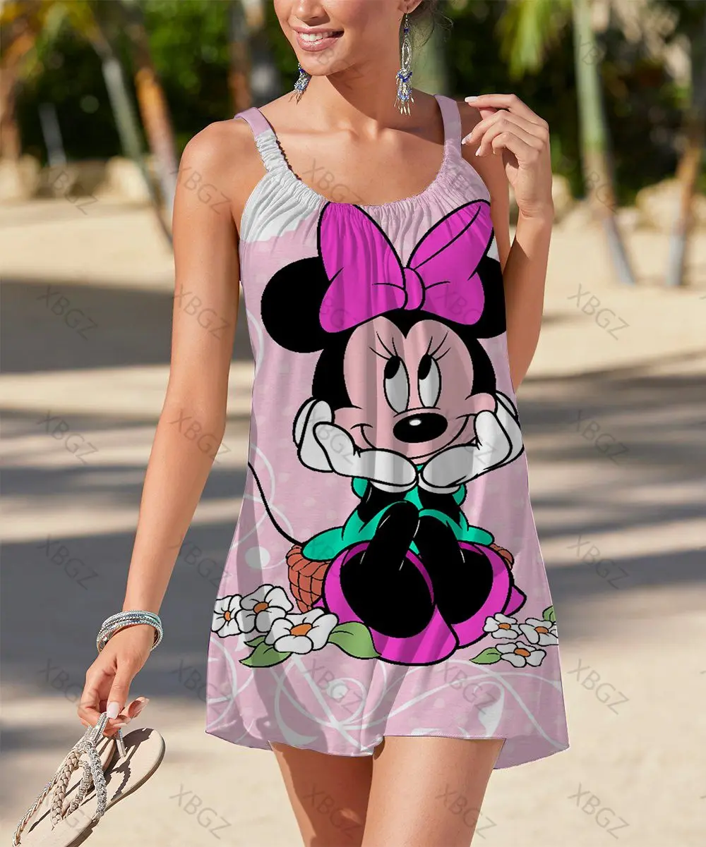 Summer Dresses Woman 2022 Loose Party Women's Dress Sling Minnie Mouse Disney Beach Dress Boho Sleeveless Print Top Sexy Cartoon
Summer Dresses Woman 2022 Loose Party Women's Dress Sling Minnie Mouse Disney Beach Dress Boho Sleeveless Print Top Sexy Cartoon