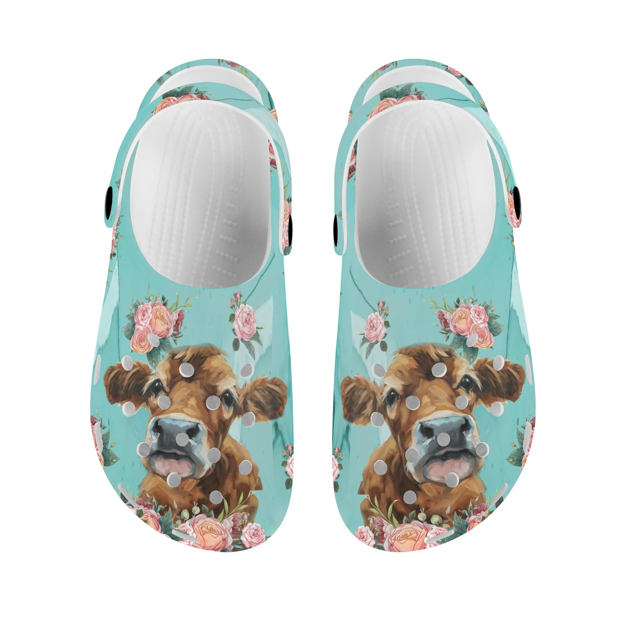 ELVISWORDS Funny Cow and Rose Slippers High Quality Durable Beach Clogs Indoor Bedroom Non-slip Bathroom Slippers Zapatos Mujer
ELVISWORDS Funny Cow and Rose Slippers High Quality Durable Beach Clogs Indoor Bedroom Non-slip Bathroom Slippers Zapatos Mujer