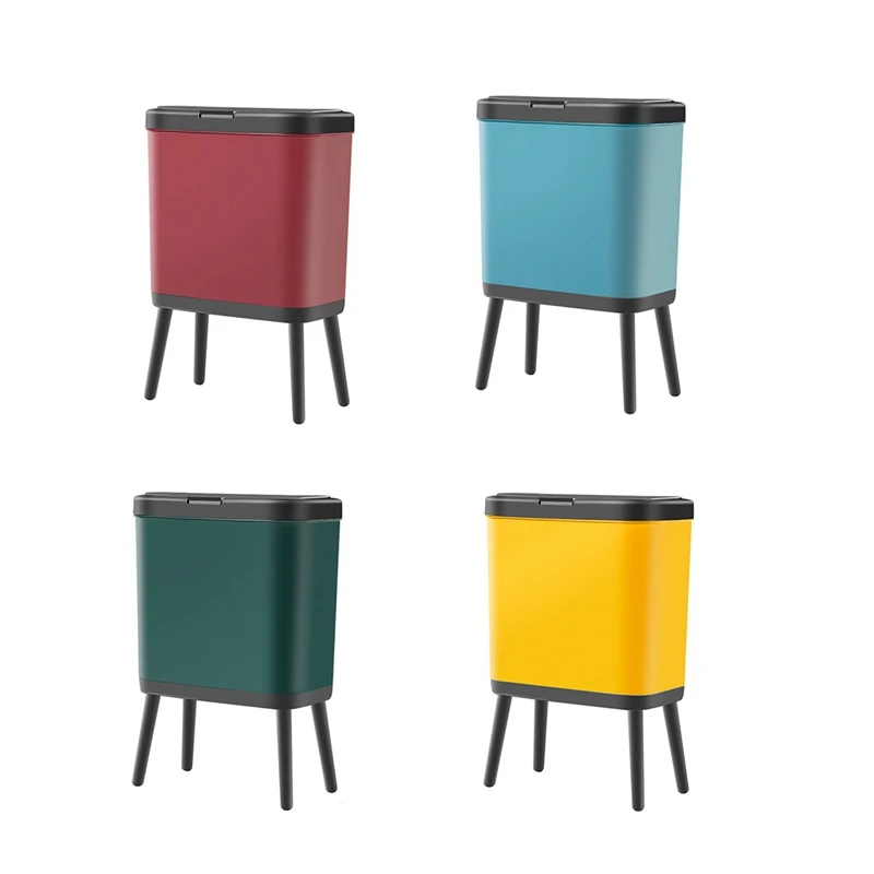 15L Nordic Style High Foot Kitchen Trash Can Creative Press Type Plastic Toilet Bathroom Waste Bin With Lid
15L Nordic Style High Foot Kitchen Trash Can Creative Press Type Plastic Toilet Bathroom Waste Bin With Lid