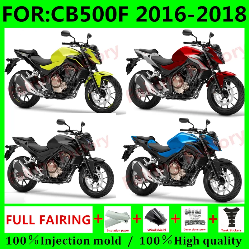 Новый комплект обтекателей для мотоцикла ABS, подходит для CB500F 16 17 18 CB 500F CB500 F 2016 2017 2018
Новый комплект обтекателей для мотоцикла ABS, подходит для CB500F 16 17 18 CB 500F CB500 F 2016 2017 2018