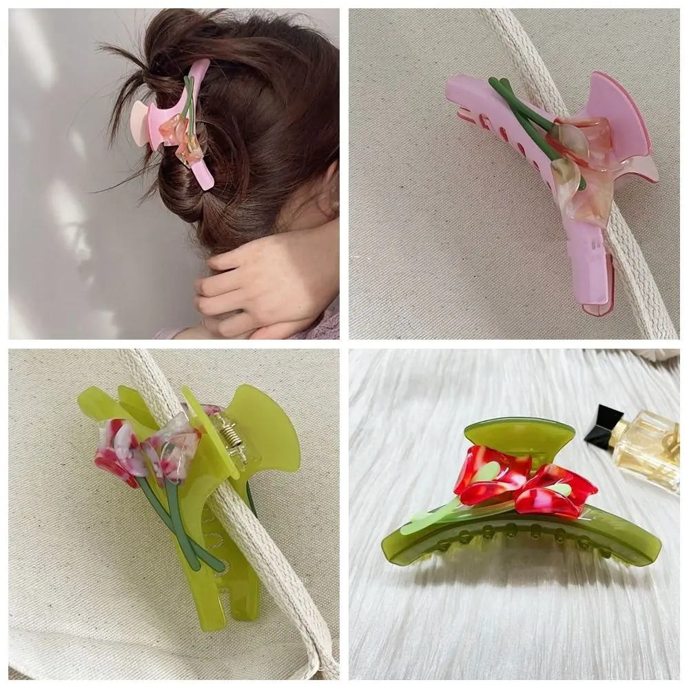 Acetic Acid Flower Hair Claw Fashion Barrettes Ponytail Holder Headdress Calla Lotus Women Hair Clip For Girls
Acetic Acid Flower Hair Claw Fashion Barrettes Ponytail Holder Headdress Calla Lotus Women Hair Clip For Girls