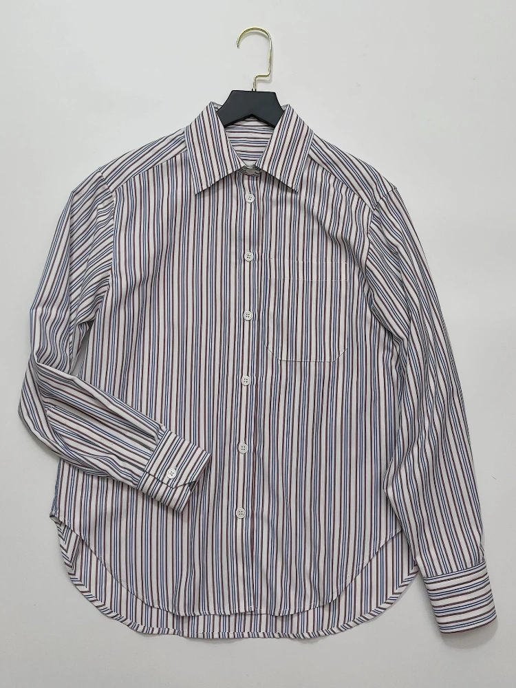 2022 Spring and Summer New Zadi Striped Shirts Back Diamonds Decorated Women Casual Long Sleeve Shirts
2022 Spring and Summer New Zadi Striped Shirts Back Diamonds Decorated Women Casual Long Sleeve Shirts