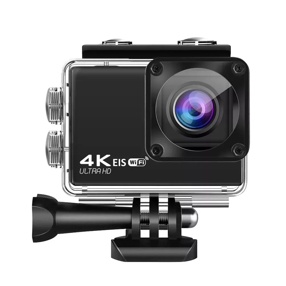 

V316 Anti-shake Action Camera Ultra HD 4K / 60fps WiFi 2.0" 170D Underwater Waterproof Camera Multi-language Helmet Vedio C