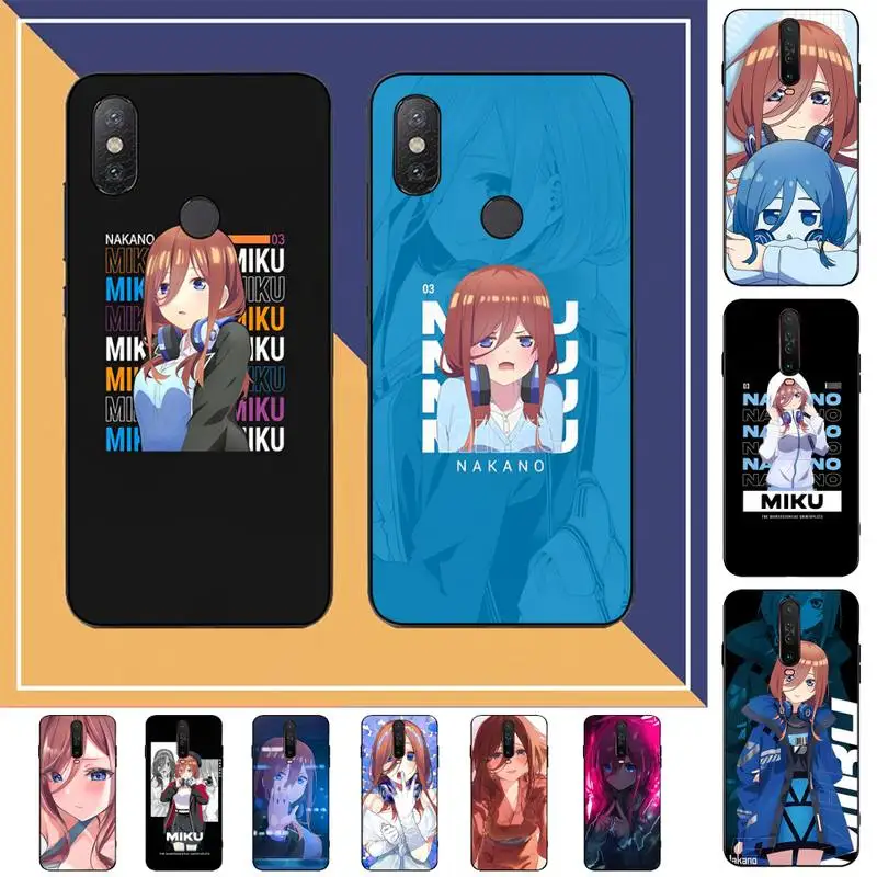 Nakano miku Anime Phone Case For Redmi Note 4 X 5 A 6 7 8 Pro T 9 Pro 9S 10 Pro 11 Pro 11S 11Epro PocoM3pro
Nakano miku Anime Phone Case For Redmi Note 4 X 5 A 6 7 8 Pro T 9 Pro 9S 10 Pro 11 Pro 11S 11Epro PocoM3pro