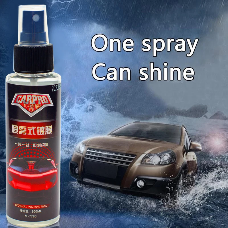 100ML Car Polishing Super Hydrophobic Glass Coating Spray Coating Paint Care Scratch Resistant Car Cleaner Refurbishment Agent
100ML Car Polishing Super Hydrophobic Glass Coating Spray Coating Paint Care Scratch Resistant Car Cleaner Refurbishment Agent