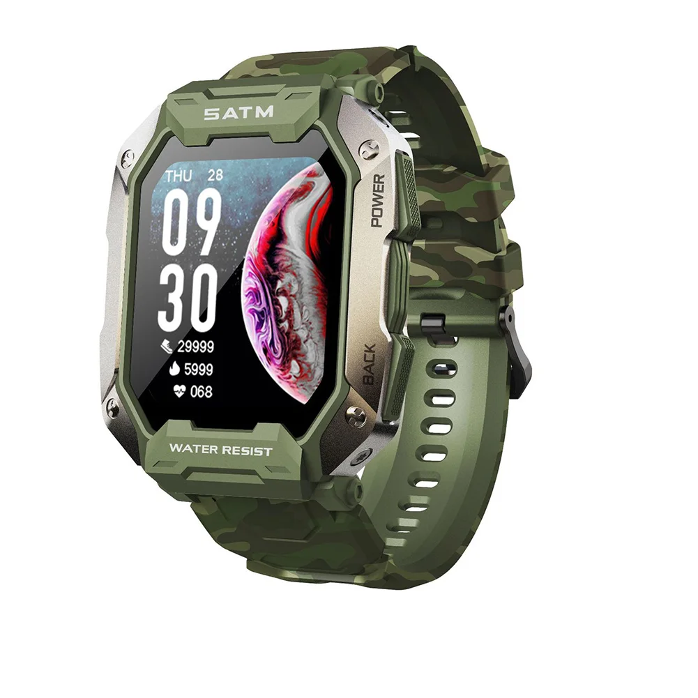 Smart Watch C20 Outdoor Smart Watch Blood Pressure 5ATM IP69K Waterproof Bluetooth Wristbands For Men For Android Ios
Smart Watch C20 Outdoor Smart Watch Blood Pressure 5ATM IP69K Waterproof Bluetooth Wristbands For Men For Android Ios