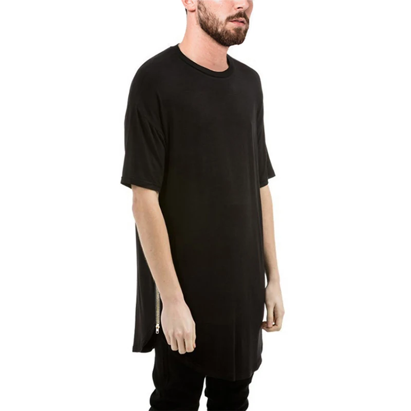 Men's T-Shirt Side With Zipper Short Sleeve Tee Men Streetwear Hip Pop Style Casual Tops Men Swag Hem Hipster Fashion T Shirt
Men's T-Shirt Side With Zipper Short Sleeve Tee Men Streetwear Hip Pop Style Casual Tops Men Swag Hem Hipster Fashion T Shirt