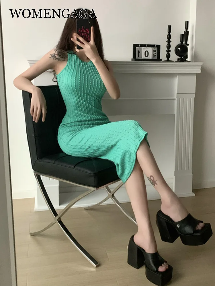 WOMENGAGA Hot Girl Maxi Dress Women's Summer Sexy High Waist Knitting Hot Sexy Korean Women Tops Robe Fashion Tops 2022 2WL5
WOMENGAGA Hot Girl Maxi Dress Women's Summer Sexy High Waist Knitting Hot Sexy Korean Women Tops Robe Fashion Tops 2022 2WL5
