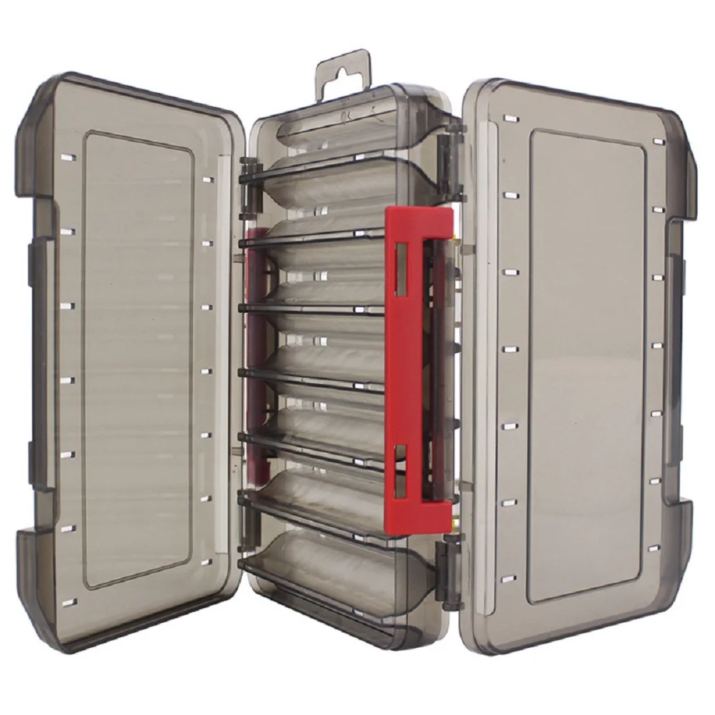 Fishing Tackle Box Double Sided Fishing Tackle Box Bait Lure Hook Storage Box Fishing Tackle Accessories 12/14 Compartments
Fishing Tackle Box Double Sided Fishing Tackle Box Bait Lure Hook Storage Box Fishing Tackle Accessories 12/14 Compartments