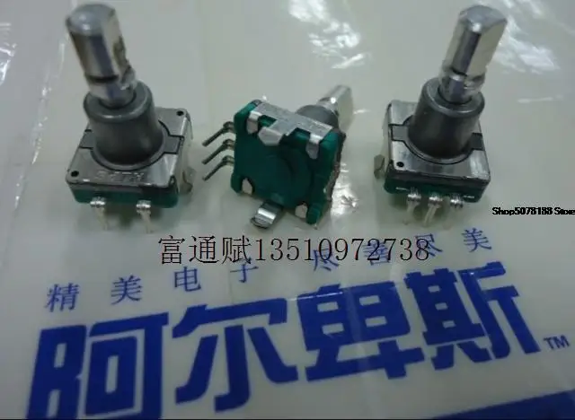 Japanese Alps 360-Degree Encoder Coding Pulse Switch EC11-30 Bit 18F with Switch 5mm Fine Shaft
Japanese Alps 360-Degree Encoder Coding Pulse Switch EC11-30 Bit 18F with Switch 5mm Fine Shaft
