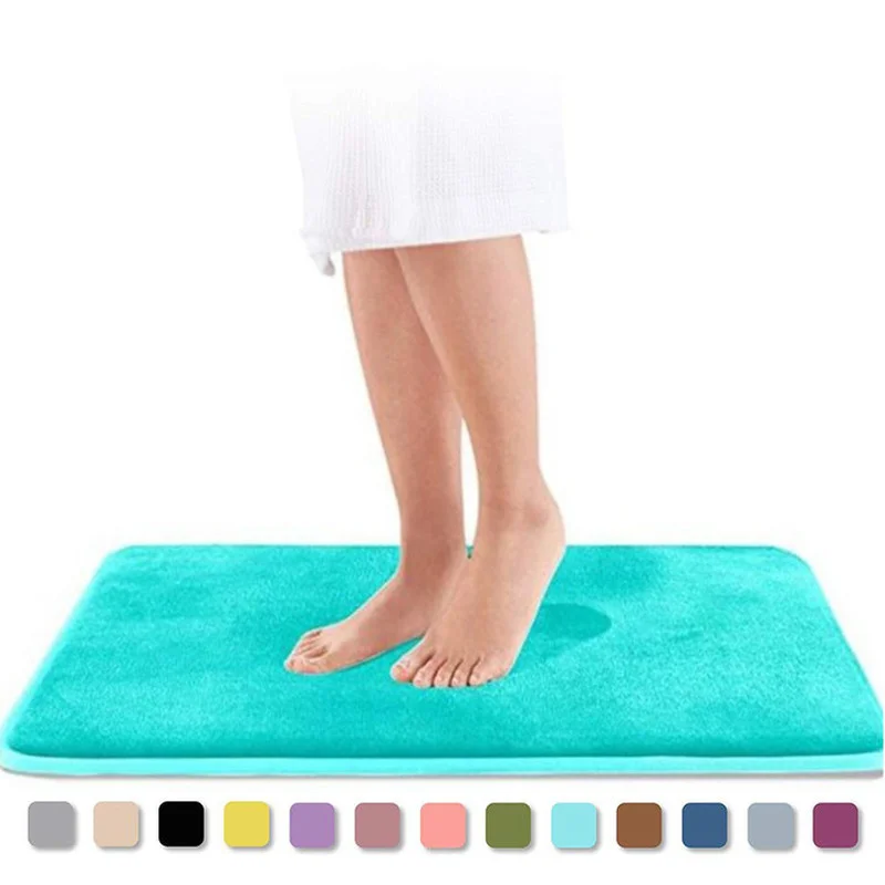 Home Bath Mat Non-slip Bathroom Carpet Soft Coral Fleece Memory Foam Rug Mat Kitchen Toilet Floor Decor Washable 8 colors
Home Bath Mat Non-slip Bathroom Carpet Soft Coral Fleece Memory Foam Rug Mat Kitchen Toilet Floor Decor Washable 8 colors