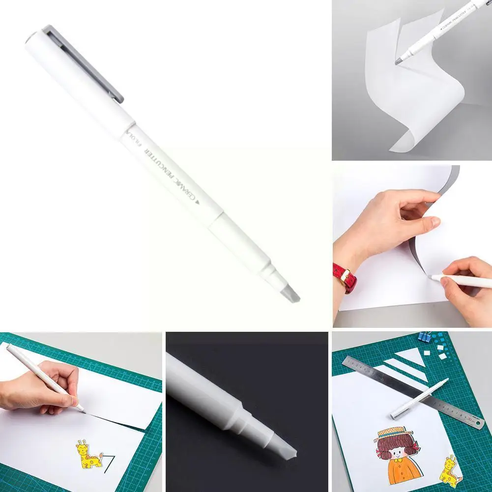 Paper Pen Knife Wear-resisting Newspaper Hand Paper Cutting Tape Cutter Knives Blade 13cm Book Ceramic T5i6
Paper Pen Knife Wear-resisting Newspaper Hand Paper Cutting Tape Cutter Knives Blade 13cm Book Ceramic T5i6