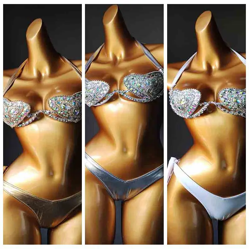 Fashion sexy women bikini set diamond swimwear bling stones bathing suit rhinestone beachwear biquini
Fashion sexy women bikini set diamond swimwear bling stones bathing suit rhinestone beachwear biquini