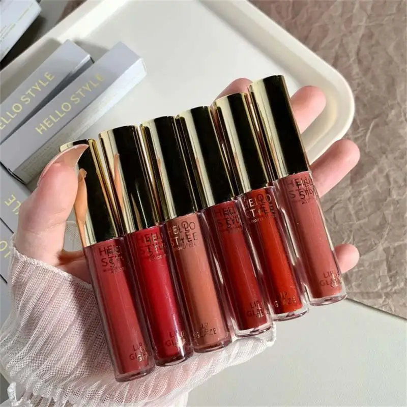 HELLO STYLE 6Color Liquid Lipstick Matte Lip Gloss Long-lasting Waterproof Sweat-proof Lip Makeup Cosmetics
HELLO STYLE 6Color Liquid Lipstick Matte Lip Gloss Long-lasting Waterproof Sweat-proof Lip Makeup Cosmetics